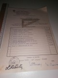 Cumpara ieftin FISA CU NOTELE OBTINUTE LA ACADEMIA STEFAN GHEORGHIU ,1972