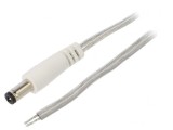 Cablu Transparent 2x0,5mm2 cu Mufă DC 5m, Bq Cable