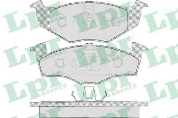 Set placute frana,frana disc VW POLO CLASSIC (6KV2) (1995 - 2006) LPR 05P627