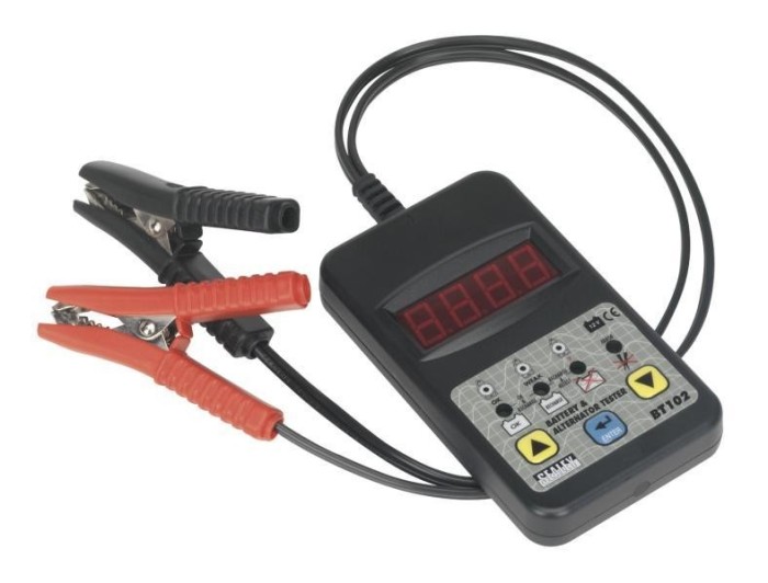 Tester baterie si alternator 12V Sealey Tester baterie si alternator 12V Sealey