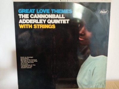 Vinil LP # &amp;quot;Japan Press&amp;quot; The Cannonball Adderley Quintet &amp;lrm;&amp;ndash; Great Love Themes (VG+) foto