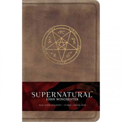 Supernatural: John Winchester Hardcover Ruled Journal foto