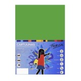 Carton colorat A4 Fabrisa 15463, 180g/mp, verde intens, top 50 coli