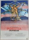 Povestea călătoriilor - afis coproductie Romaniafilm 1983, cinema Epoca de Aur