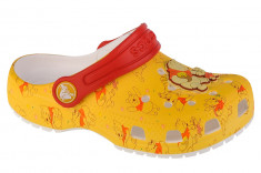 Papuci flip-flop Crocs Classic Disney Winnie The Pooh T Clog 208358-94S galben foto