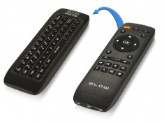 Telecomanda si Tastatura Wireless 2-in-1 Blow pentru Smart TV, Functie Air Mouse, Raza 15m, Negru foto