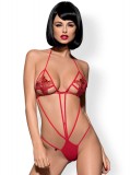 Cumpara ieftin Body Rosu Hot Obsessive Luiza