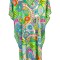 Rochie tip poncho MTL23 dama, Dacali, verde, one size