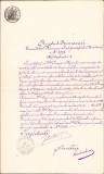 A273 Certificat de funcționare inginer, 1887, semnat olograf de președintele Comitetului Permanent al județului Vaslui