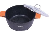 Cumpara ieftin Cratita Bohmann 3 litri ,22x10cm exterior si interior granit, cu capac