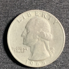 Moneda quarter dollar 1965 USA