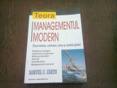 MANAGEMENTUL MODERN - SAMUEL C. CERTO foto