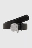 Karl Lagerfeld curea de piele culoarea negru, A4W33046