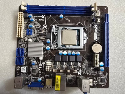 Placa de baza ASRock H61M-VG3, Socket 1155, DDR3, PCI-E + procesor G2020 foto