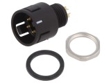 Conector Circular 5 Pin IP67 125V 5A Soclu Tată