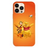 Husa compatibila cu Apple iPhone 15 Pro Max, Viceversa, model Winnie the Pooh brothers , Silicon, TPU, Transparent, Carcasa