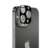 Cumpara ieftin Folie Camera pentru iPhone 13 Pro / 13 Pro Max, Techsuit Full Camera Glass, Black