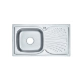 Chiuveta bucatarie inox Yato, 1/2 cuve, picurator, diverse culori, montare incastrat/la nivel, forma dreptunghiulara