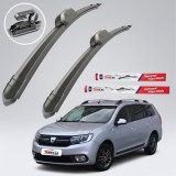 Cumpara ieftin Ștergătoare Dacia Logan MCV II, Break (2013&ndash;2020) &ndash; Set față Flat