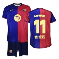 FC Barcelona set de copii replica 24/25 Home Raphinha - 14 let