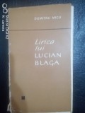 Lirica lui Lucian Blaga-Dumitru Micu