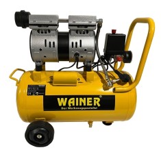 Compresor aer, fara ulei 30L, WAINER AC4, 1500W, 8 bari, 140l/min, silentios foto