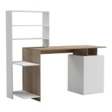 Cumpara ieftin Birou cu biblioteca Meza Pako World Sonoma 146.3x55x128.8 cm