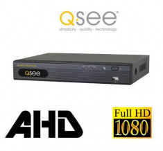 Videorecorder DVR AHD 4 Canale Video 1080p 1 Audio Real Time Q-See foto