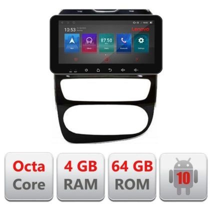 Navigatie Renault Clio 4 V2 I-468 4+64 ecran 10.33&quot; Android Waze USB Navigatie Internet Youtube Radio CarStore Technology