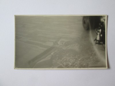 Fotografie aeriană 110 x 65 mm realizată dintr-un avion ICAR &amp;icirc;n anii 30 foto