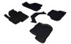 Covorase Cauciuc Premium Stil Tavita Skoda Octavia 2 2004-2013, Negru, Fara Miros, Bordura 3cm