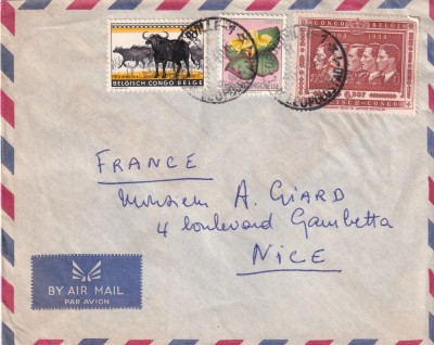 FILATELIE TEMATICA - PLIC CONGO TEMATICA FAUNA FLORA AIRMAIL foto