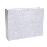 Jardiniera mare dreptunghiulara alba 99,5x29,5x78,5 cm GRAPHIT