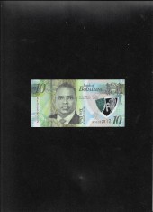 Botswana 10 pula 2020 seria0252512 unc