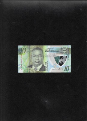 Botswana 10 pula 2020 seria0252512 unc foto