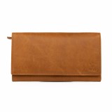Cumpara ieftin Portofel dama, Alexa PT996, piele naturala, protectie RFID, Maro, DELIS