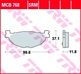 Set placute frana spate TRW MCB768SRM - Yamaha YP 400 Majesty (04-13) - XP 500 T-Max (04-11) 4T LC 400-500cc