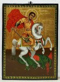 Sf. Gheorghe Ucigand Balaurul, Icoana Greceasca, Secol 19