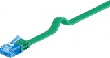 Cablu de retea cat 6A UTP Verde 0.5m, Goobay 96297