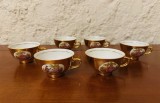 6 CEȘCUȚE DIN PORȚELAN FIN- MARCAJ Z &amp; Co TIRSCHENREUTH BAVARIA D7,8cm