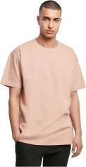 Tricou cu maneca scurta pentru barbati Build Your Brand BY102, oversize, roz, XXL - OUTLET