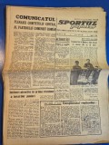 sportul popular 14 aprilie 1966 - fotbal stiinta bucuresti - flacara moreni 3-0
