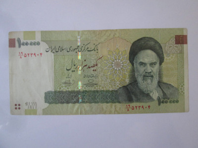 Iran 100000 Rials 2010 foto