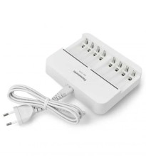 Incarcator Eneloop pro Panasonic SMART 8 CHARGER 8x AA R6 sau 8x AAA R3 NiMH BQ-CC63E foto
