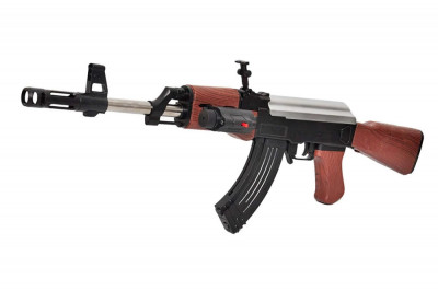 PUSCA AK47 DE MARE DIMENSIUNE 70CM,CELEBRUL AK47 ACUM AIRSOFT 6MM,500 BILE BONUS foto