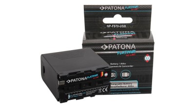 Baterie Sony NP-F970 NP-F960 NP-F950 DCR-VX2100 platinum 10500 mAh / baterie re&amp;icirc;ncărcabilă - Patona foto