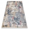 DISTIN 0123A covor modern roz / pudrat / alb - Ornament, vintage, franjuri, 120x170 cm