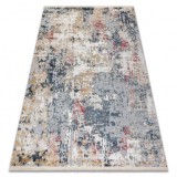 DISTIN 0123A covor modern roz / pudrat / alb - Ornament, vintage, franjuri, 120x170 cm