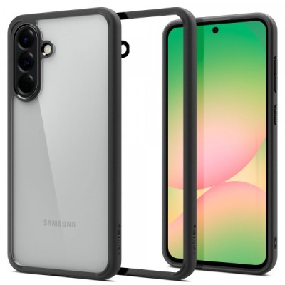Husa pentru Samsung Galaxy A56 A566, Spigen, Ultra Hybrid, Neagra Mata foto