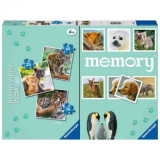 Puzzle + Joc Memory Animale, 25 36 49 Piese, Ravensburger